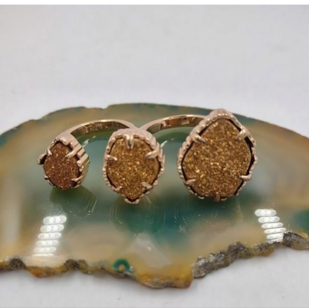 Kendra Scott Naomi Rose Gold Double Ring